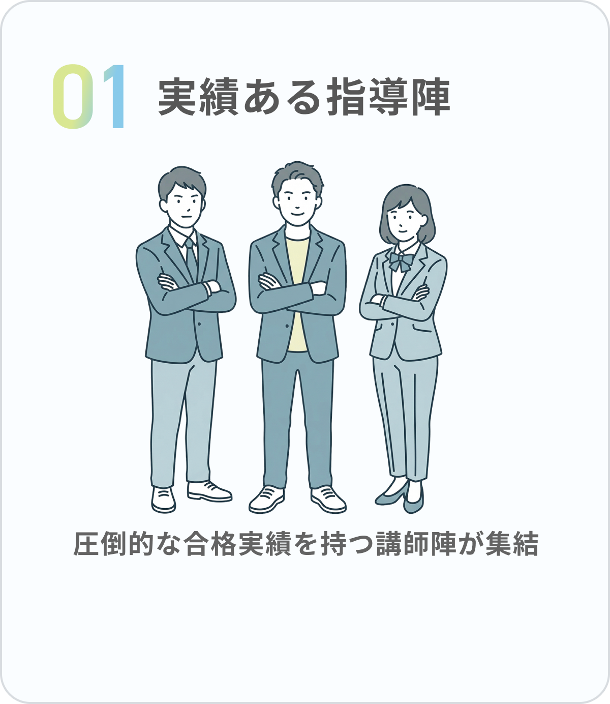 01 実績ある指導陣